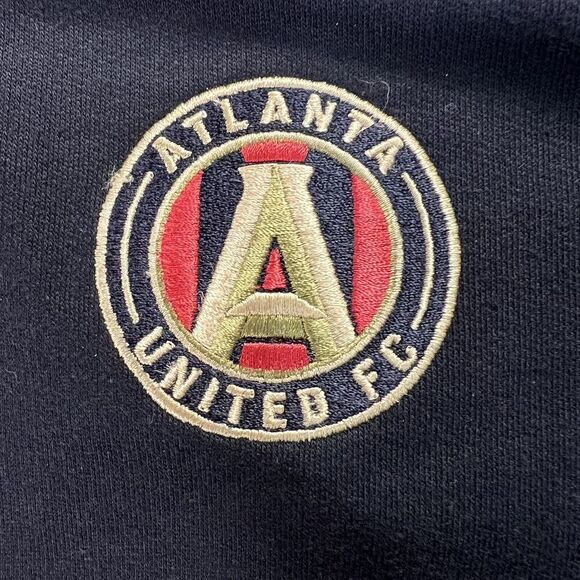 Atlanta United FC Majestic 1X Plus Size Women's 1/4-Zip Pullover Sweatshirt NWT - Picture 6 of 11